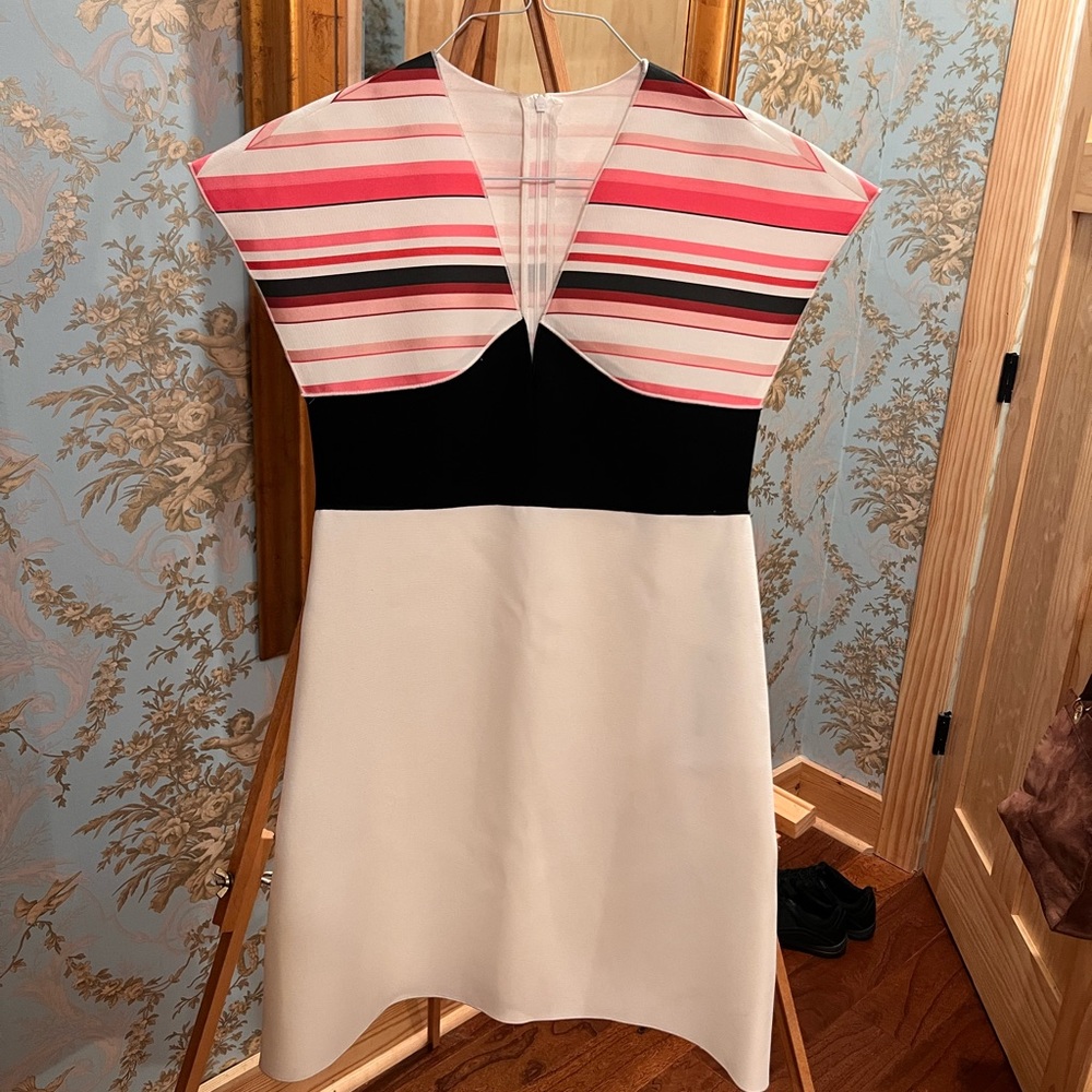 LONGCHAMP Women’s Striped Mini Dress | Size S / US 4 / FR36